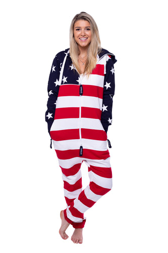 American Flag Onesie